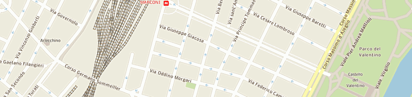 Mappa della impresa l'invito snc di celso igor e c a TORINO