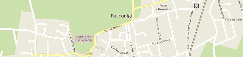Mappa della impresa edi e andrea snc di tortone e francolini a RACCONIGI