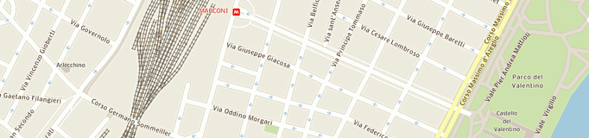 Mappa della impresa giani fulvio a TORINO