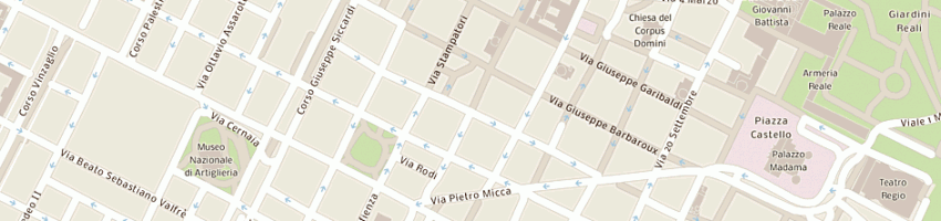 Mappa della impresa mdm communications sas di de masi massimo e c a TORINO