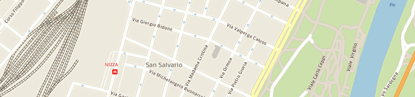 Mappa della impresa gatsby's di forestello ercolina e c sas a TORINO