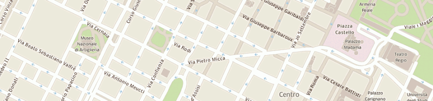 Mappa della impresa andrea uno snc di griotto sandra e c a TORINO