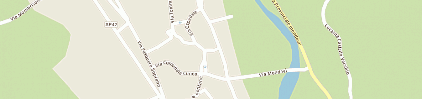Mappa della impresa sam srl a CHIUSA DI PESIO