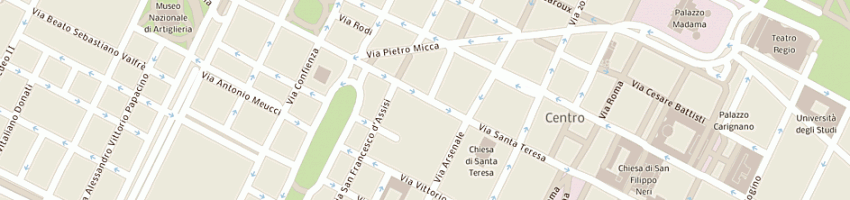 Mappa della impresa dal degan roberto a TORINO