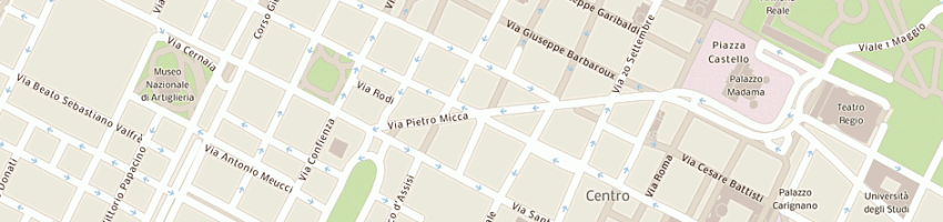 Mappa della impresa amoc di sandano e c sas a TORINO