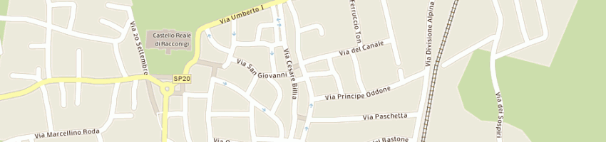 Mappa della impresa cicli mc groppo di gentile manuela a RACCONIGI
