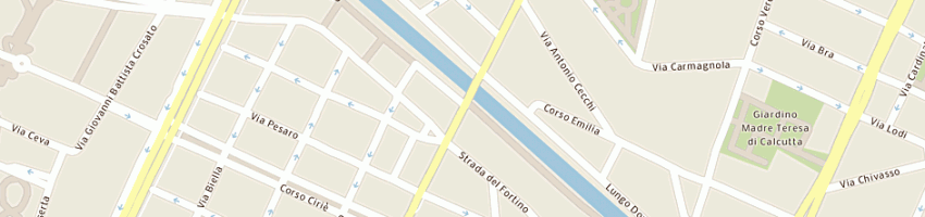 Mappa della impresa circolo ricreativo mossetto a TORINO
