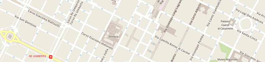 Mappa della impresa burgertime snc di fasciglione luigi, visigalli claudio e c a TORINO