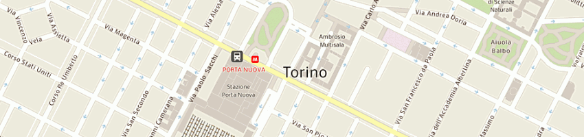 Mappa della impresa la porcellana bianca srl a TORINO