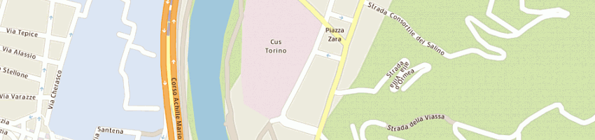 Mappa della impresa associazione sportiva dilettantistica sinergie 200 a TORINO