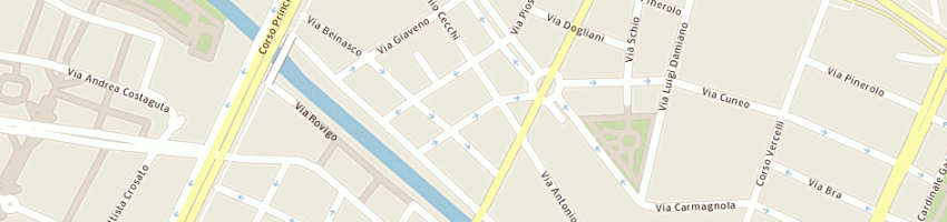 Mappa della impresa lapio fernando a TORINO
