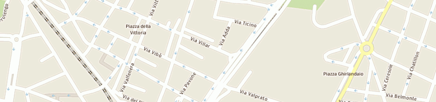 Mappa della impresa tipolitografia bessone di lorenzo bessone e c sas a TORINO