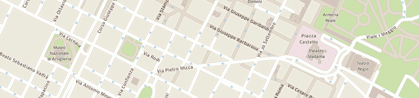 Mappa della impresa poco loco di vergini monica a TORINO
