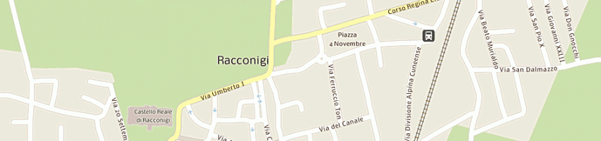 Mappa della impresa caffe' imperiale di ferrise angela a RACCONIGI