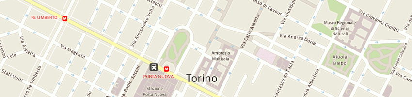 Mappa della impresa bar a e a snc a TORINO