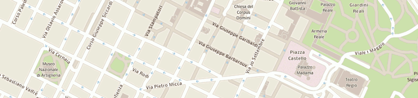 Mappa della impresa i verdi societa' semplice a TORINO