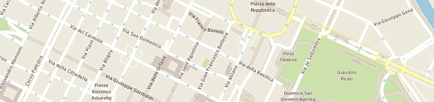 Mappa della impresa il mercante di spezie a TORINO