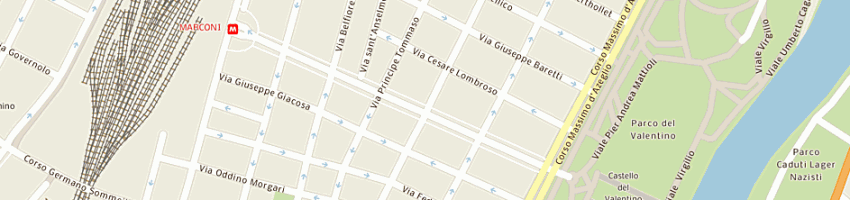 Mappa della impresa fiore rosanna a TORINO