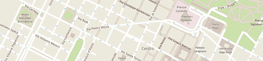 Mappa della impresa scuola profle orefici e g ghirardi a TORINO