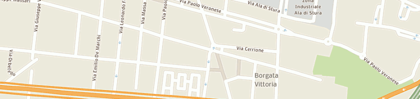 Mappa della impresa gulino filippo a TORINO
