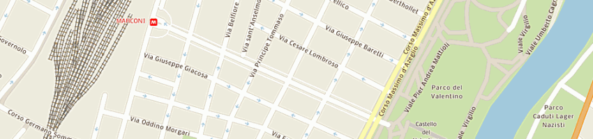 Mappa della impresa gd2 professional srl a TORINO
