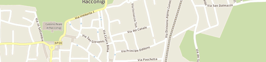 Mappa della impresa studio tecnico associato lampertico bonetto a RACCONIGI