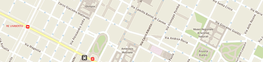 Mappa della impresa pizzeria 7 nani a TORINO