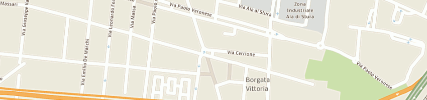 Mappa della impresa icaf di garofalo sebastiano e c (sas) a TORINO