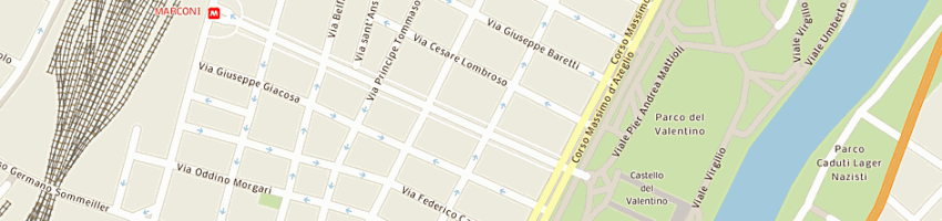 Mappa della impresa quatrale pietro a TORINO