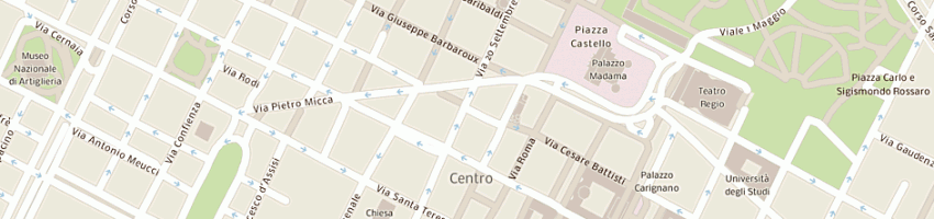 Mappa della impresa zunino mario e c (srl) a TORINO