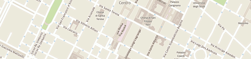 Mappa della impresa willbit srl a TORINO