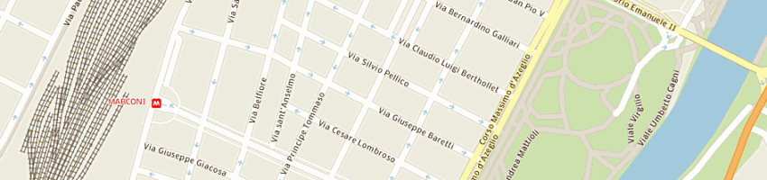 Mappa della impresa ragona vincenzina a TORINO