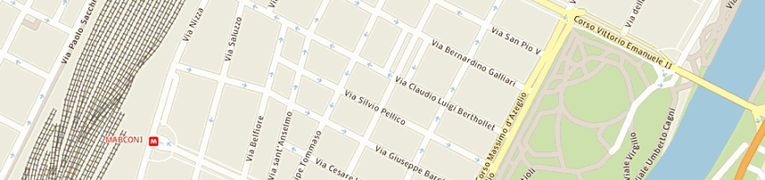Mappa della impresa infinito srl a TORINO