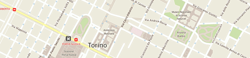 Mappa della impresa fratelli fogliato a TORINO