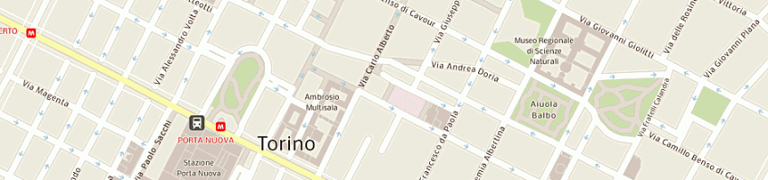 Mappa della impresa cithera di de rossi r e c sas a TORINO
