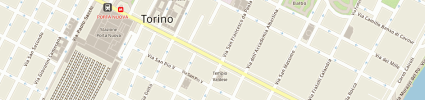 Mappa della impresa ric rappresentanze sas  di chaouch abdennaceur ben chebil e c a TORINO