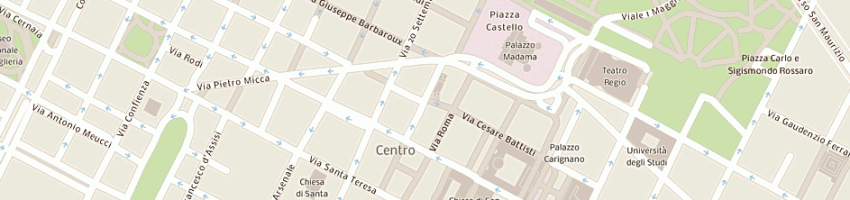 Mappa della impresa torta service srl a TORINO