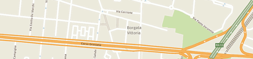 Mappa della impresa rumi wf di rumi walter (snc) a TORINO