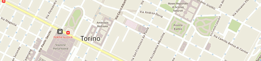 Mappa della impresa bar conservatorio di pier giacomo audino e c sas a TORINO