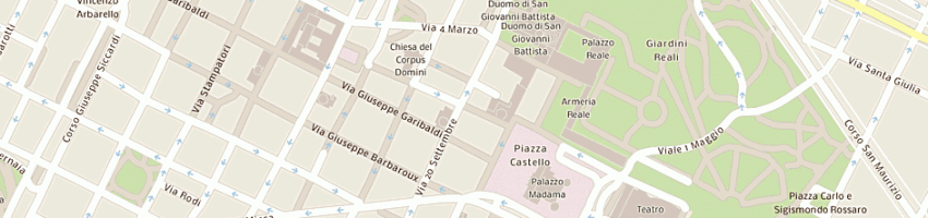 Mappa della impresa bar antica piazza delle erbe di troccoli gerardo a TORINO