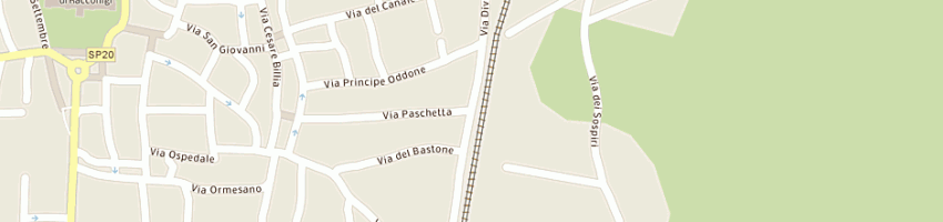 Mappa della impresa delbosco fratelli (snc) a RACCONIGI