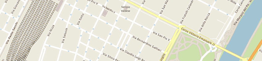 Mappa della impresa gama 86 di bonelli g e c (sas) a TORINO
