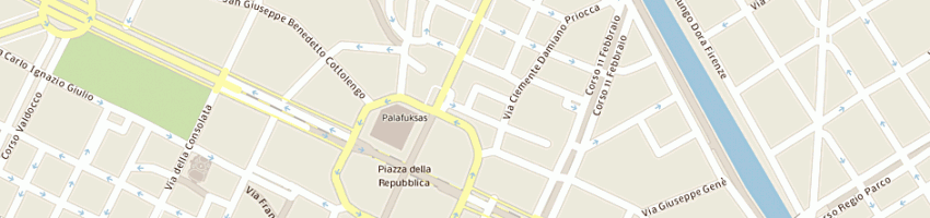 Mappa della impresa centro carni piemontesi sas a TORINO