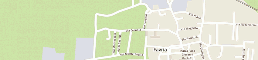 Mappa della impresa feira giuseppe srl a FAVRIA