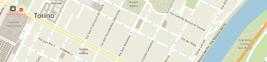 Mappa della impresa libreria antiquaria freddi sas di freddi fabio e c a TORINO