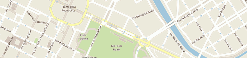 Mappa della impresa bar fran sas di freda francisco e c a TORINO