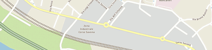 Mappa della impresa activa snc di grassotti alberto e c a MONCALIERI