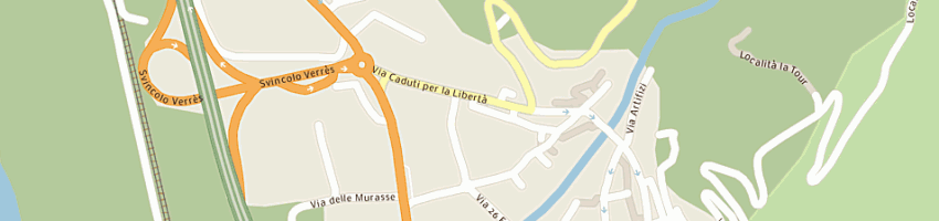 Mappa della impresa albergo da pierre (snc) a VERRES