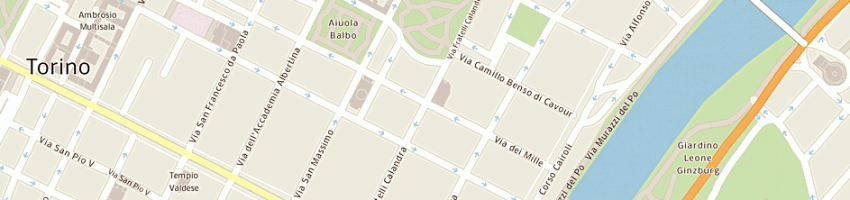 Mappa della impresa al refettorio srl a TORINO