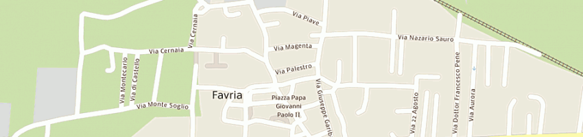 Mappa della impresa beruatto bartolomeo a FAVRIA